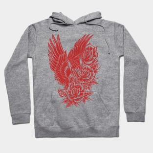 Eagle and Roses 1.4 Hoodie